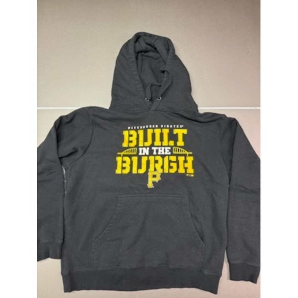 Fanatics Pittsburgh Pirates Hoodie Built In The Burgh Black Yellow Mens L